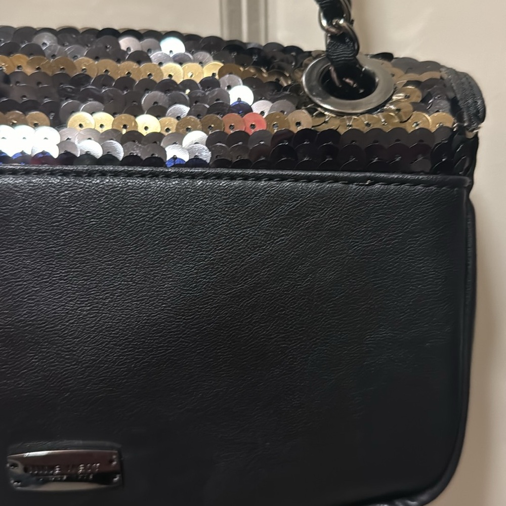 Nine West Women's Black and Gold Clutch OS EUC - Picture 16 of 16